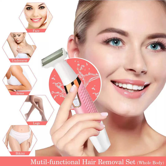 Kemei washable rechargeable electric women shaver